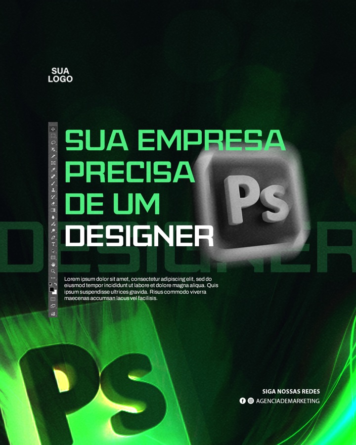 Arte pronta pra agência