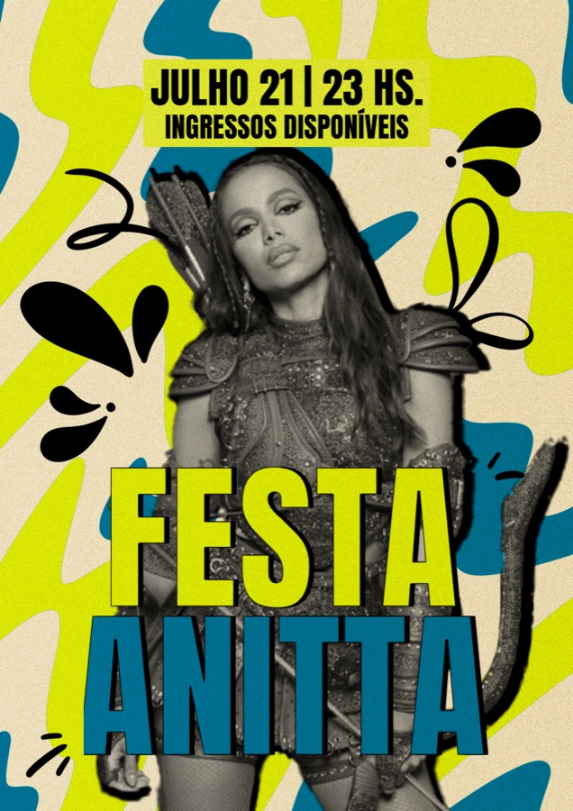 Arte pronta pra evento