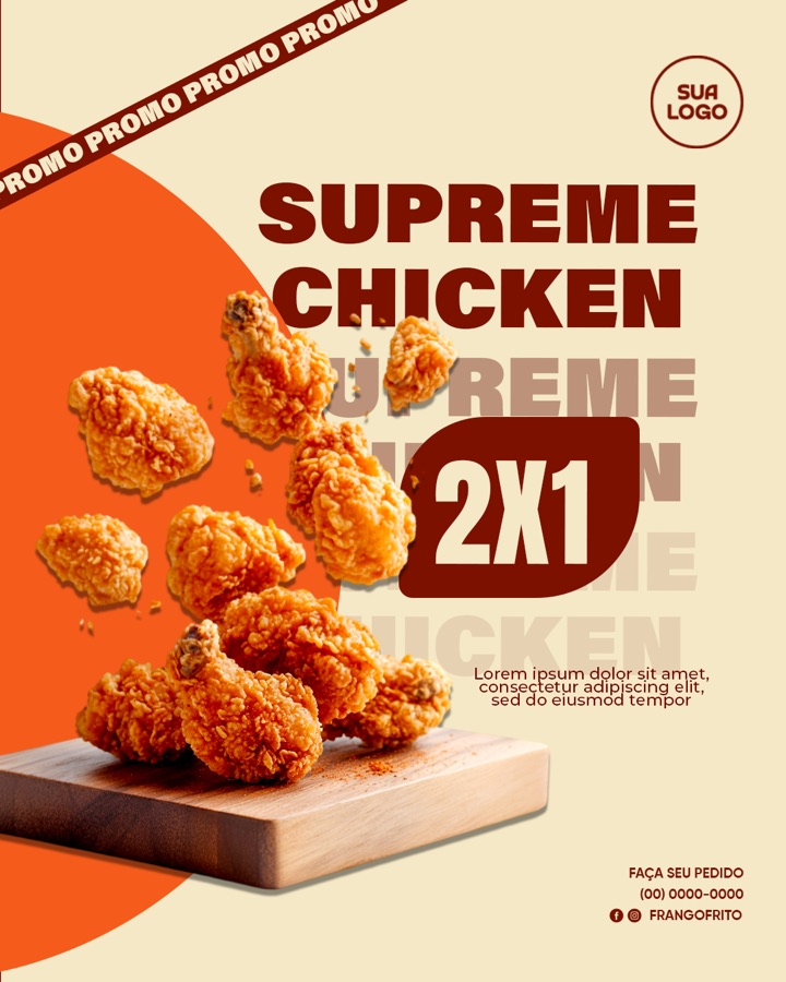 Arte pronta pra fast food