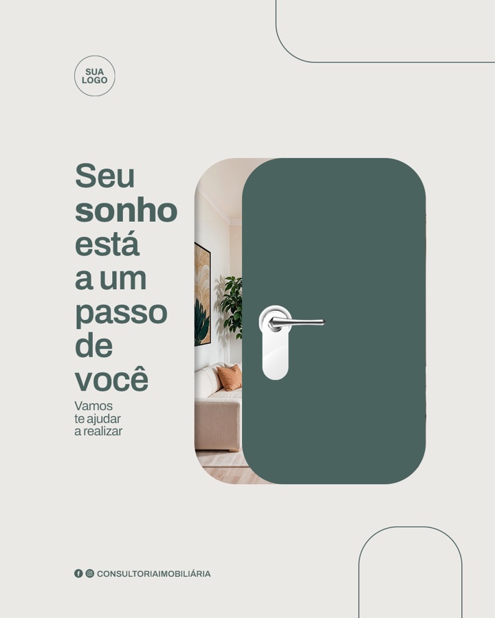 Arte pronta pra imobiliária