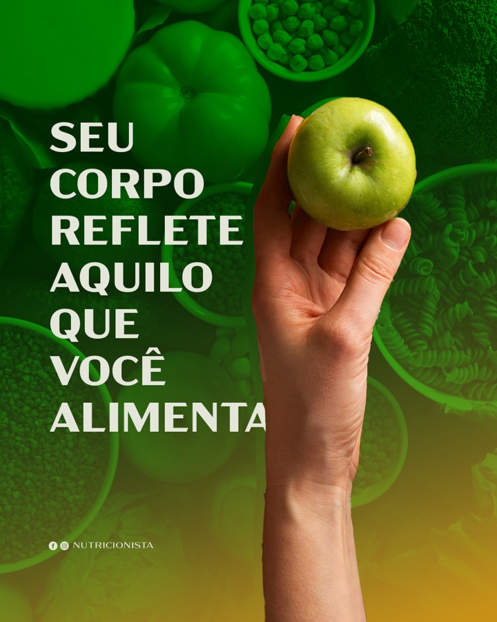 Arte pronta pra nutricionista